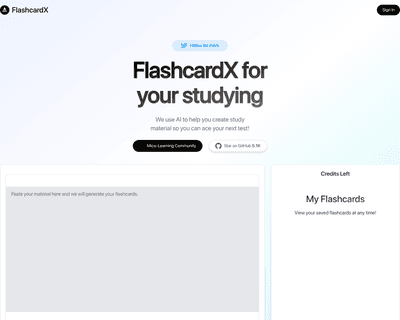 FlashcardX