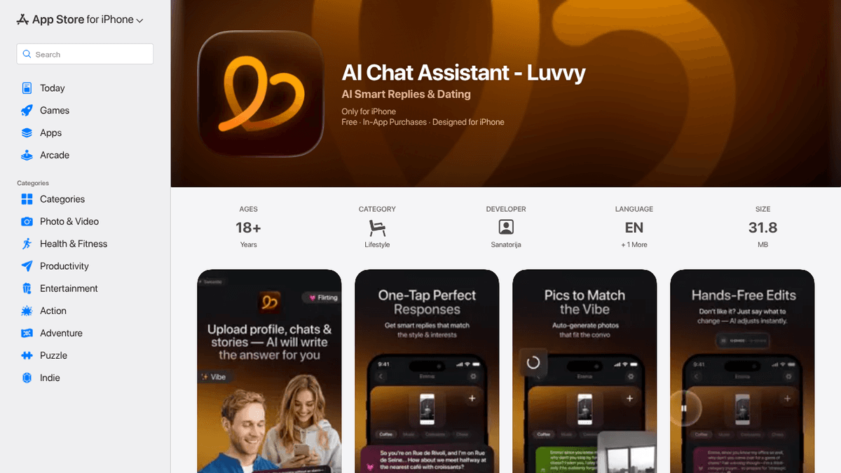 AI Chat Assistant - Luvvy