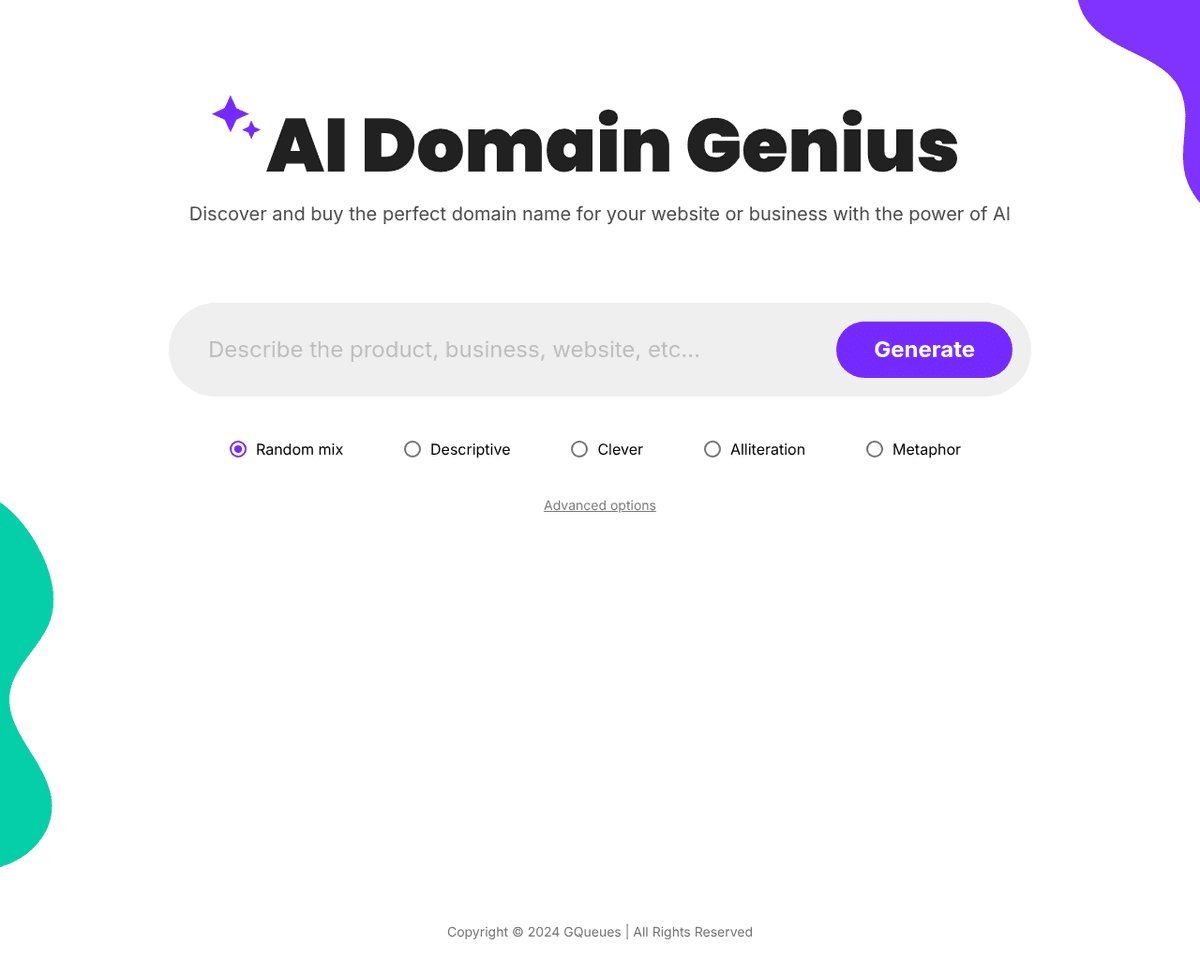 AI Domain Genius