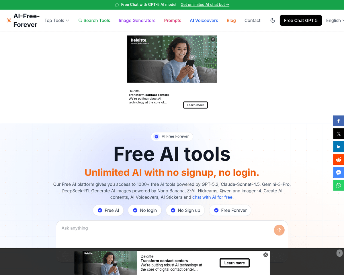 AI FREE FOREVER