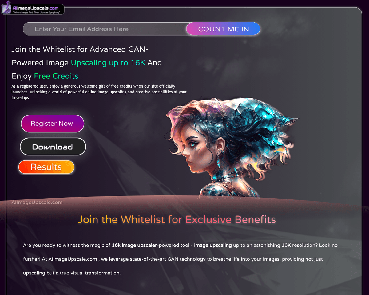AI Powered Image Upscaler