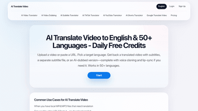 AI Translate Video