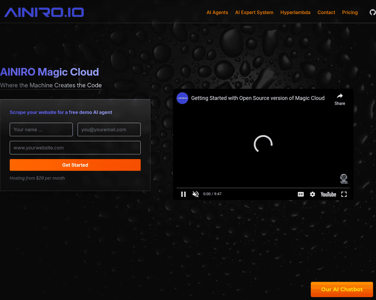 AINIRO Custom AI Solutions