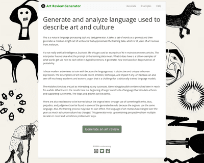 ArtReviewGenerator