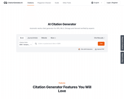 Citation Generator AI