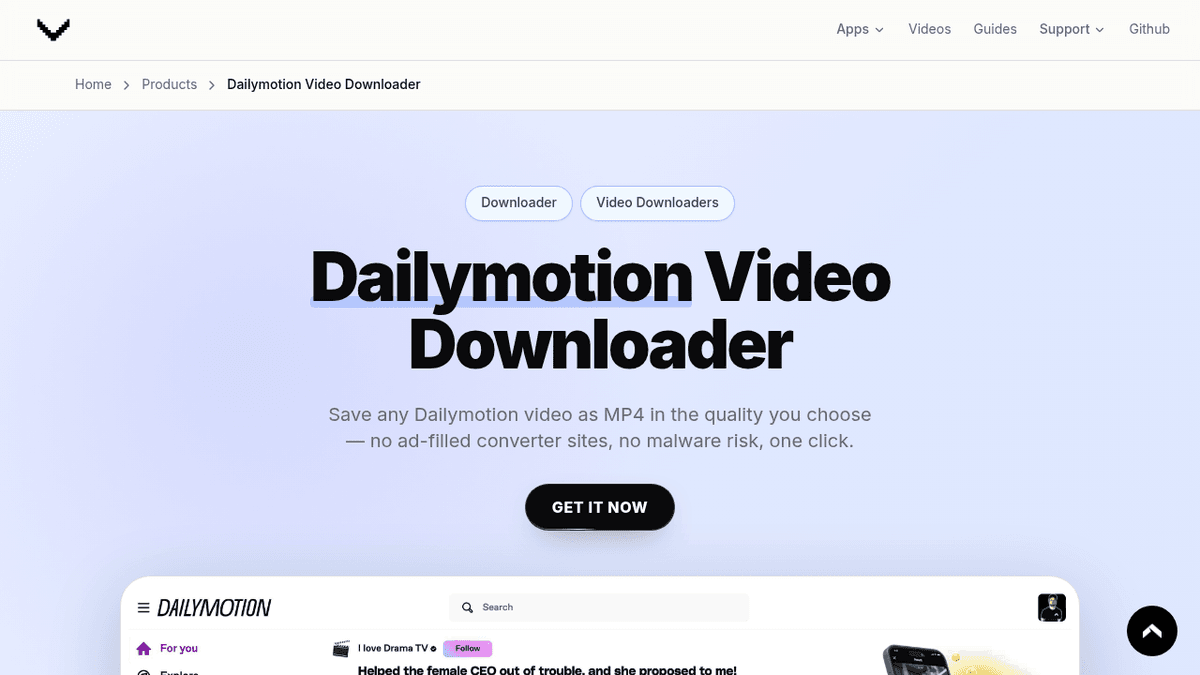 Dailymotion Video Downloader