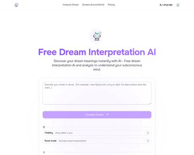 Dream Interpretation AI