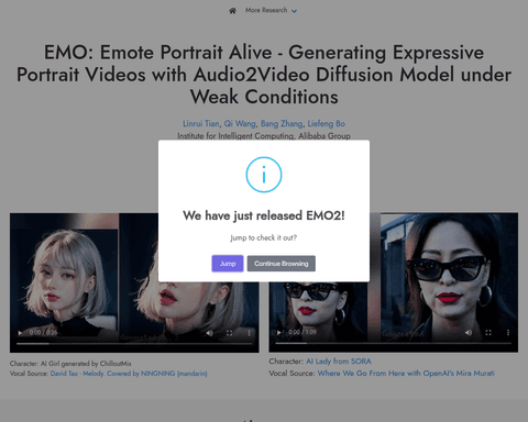 Emote Portrait Alive