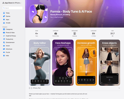 Formia - Body Tune & AI Face