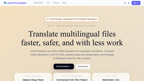 Json Translator