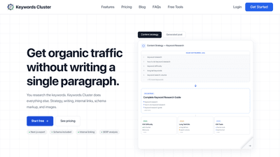 Keywords Cluster
