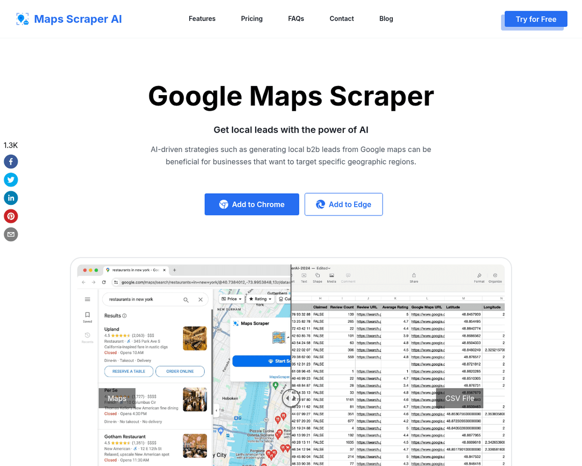 Maps Scraper AI