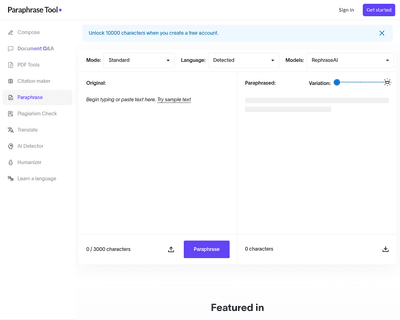 ParaphraseTool