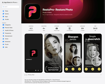 RestoPro- Restore Photo