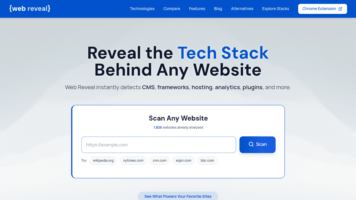 Web Reveal